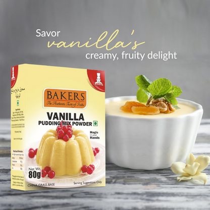 BAKERS Instant Pudding 6 Flavors Mix Combo