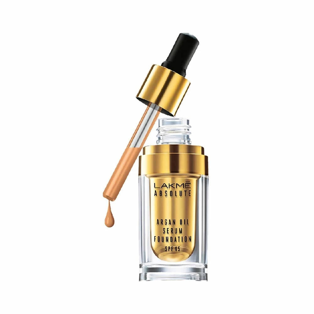 Lakme Absolute Argan Oil Serum Foundation with SPF 45 Natural Almond - 15 ml
