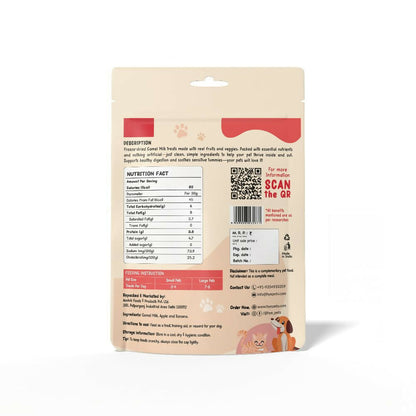 Hye Pets Super Treats For Super Pets – Freeze Dried Treats Made With Camel Milk, Apple & Banana