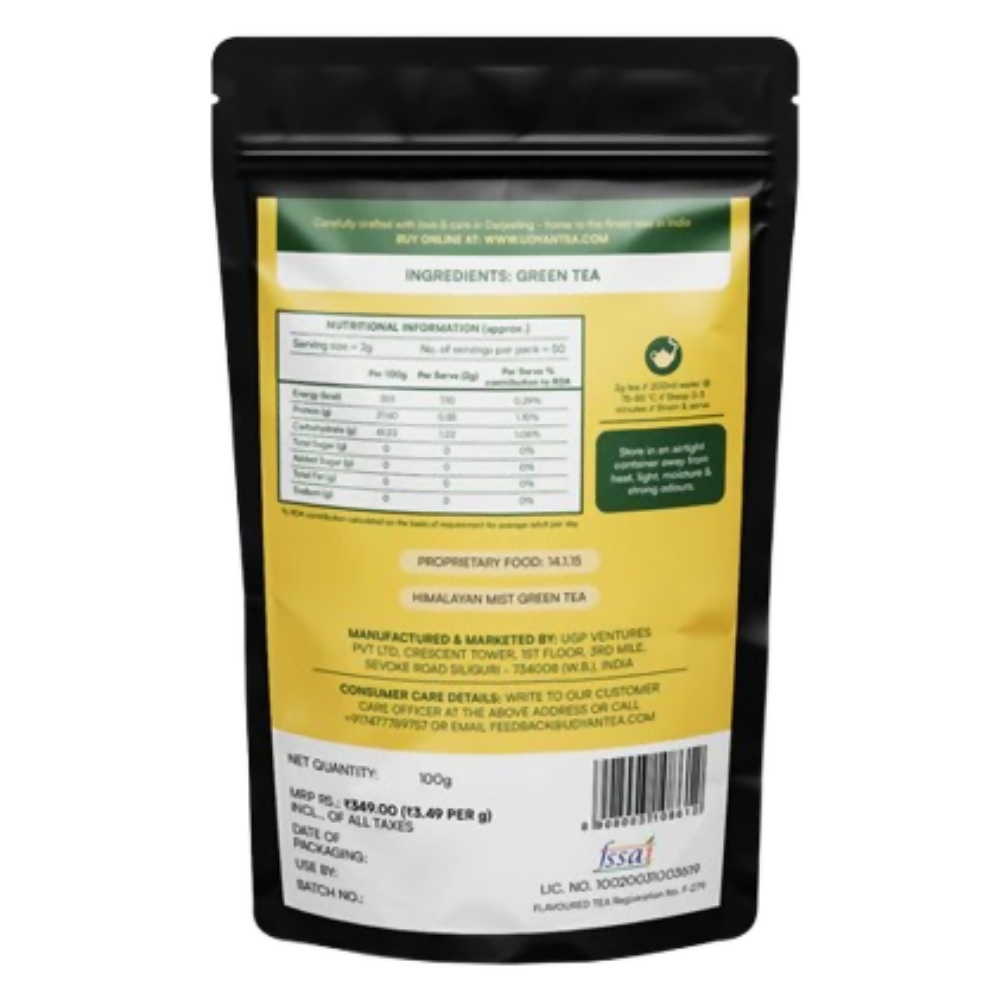 Udyan Tea Himalayan Mist Green Tea