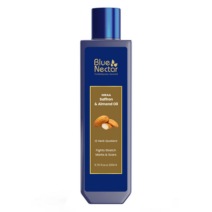 Blue Nectar Saffron & Almond Oil