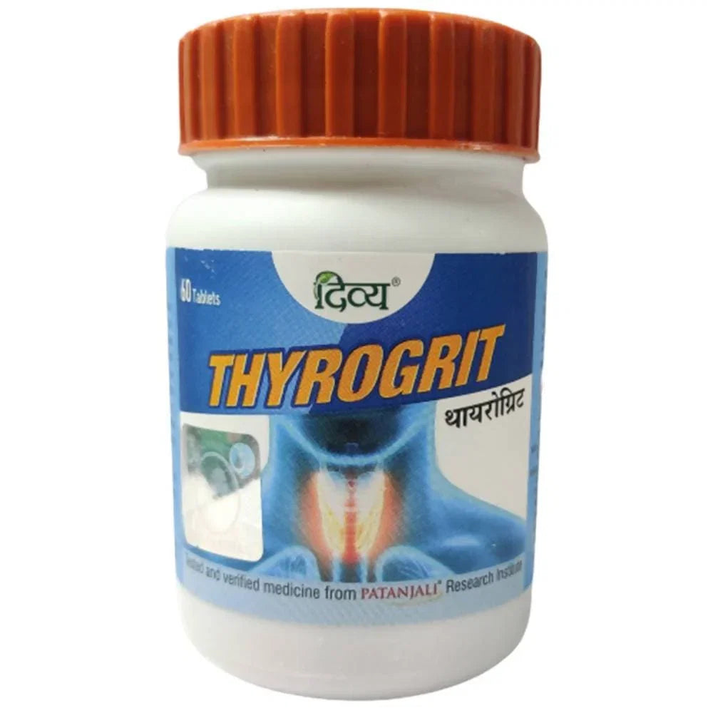 Patanjali Divya Thyrogrit Tabs - 60 tabs - Pack of 1