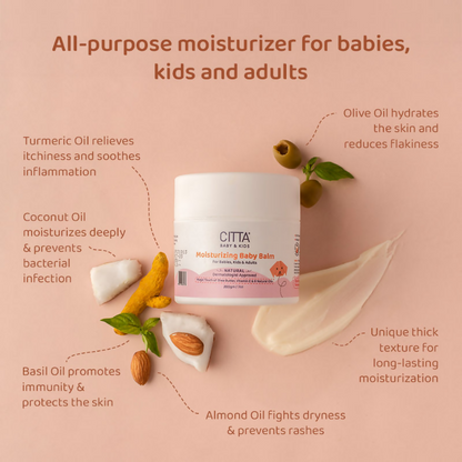 Citta Baby & Kids Baby Bath Set - Baby Body Wash, Baby Shampoo & Baby Balm