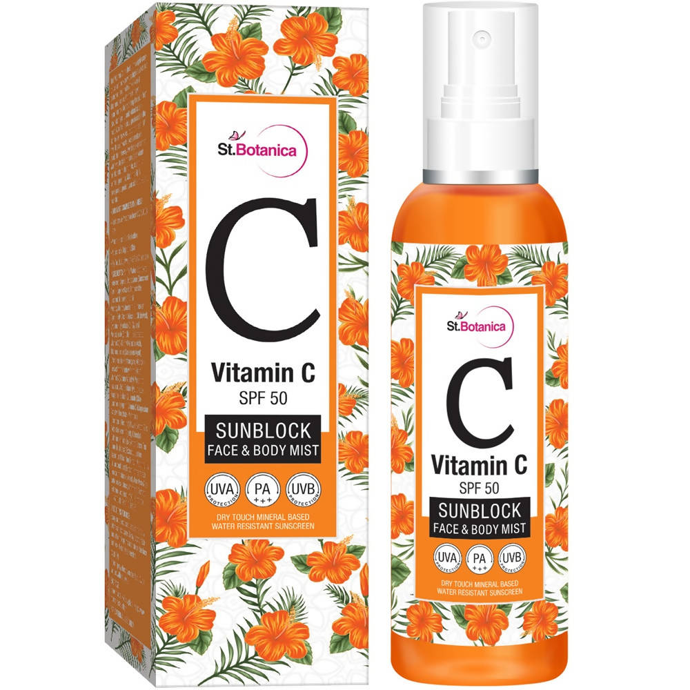 St.Botanica Vitamin C SPF 50 Sunblock Face & Body Mist - 120 ml