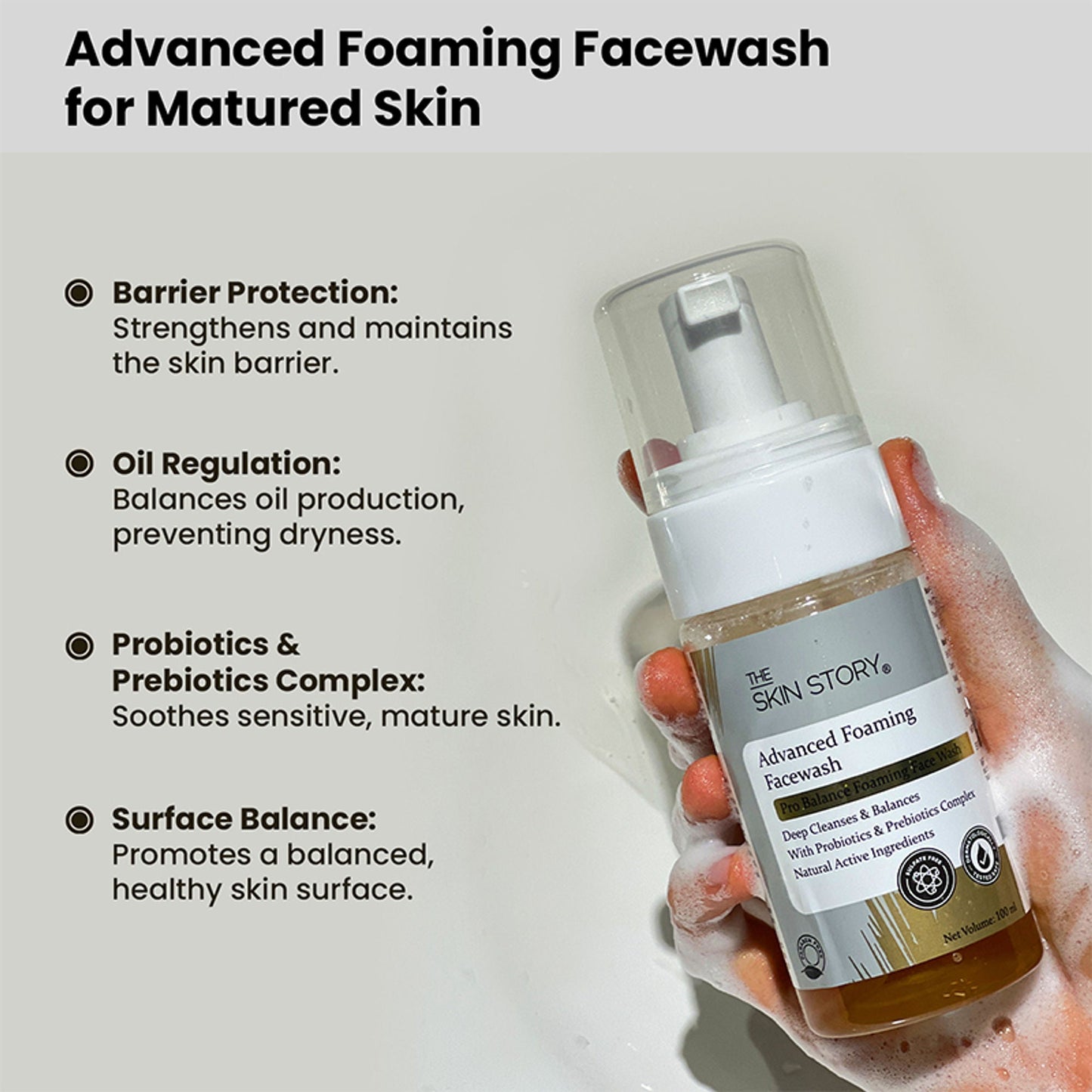 The Skin Story Sulphate Free Foaming Face Wash