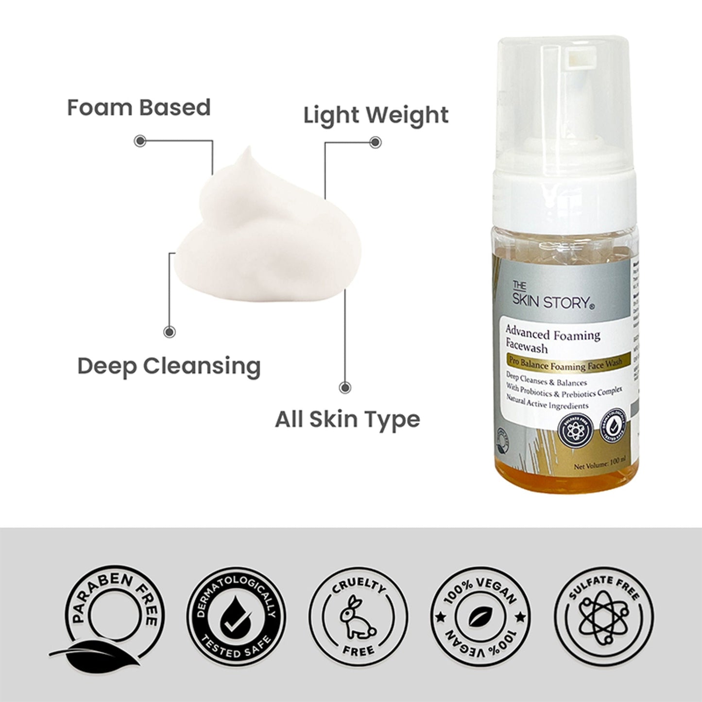 The Skin Story Sulphate Free Foaming Face Wash