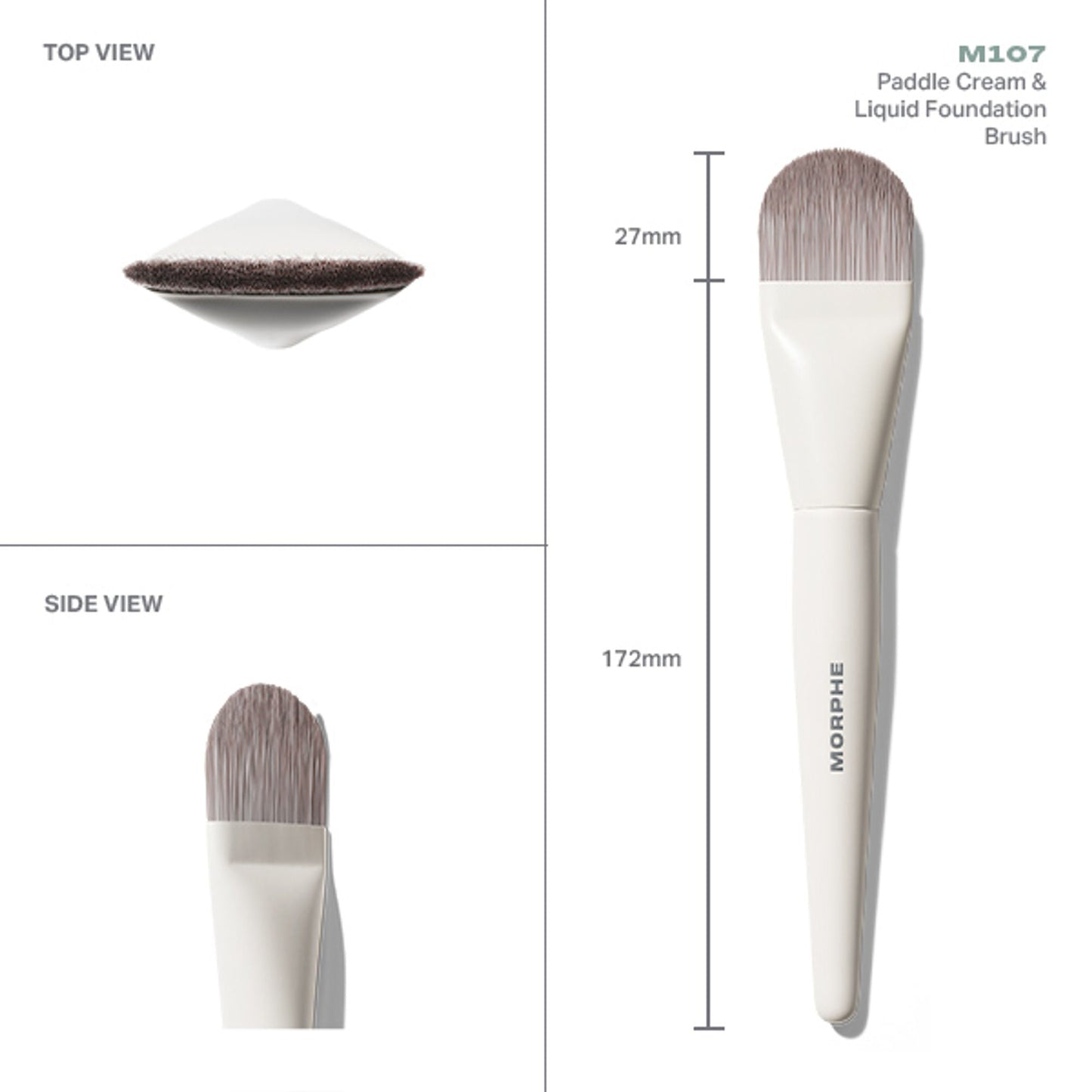 MORPHE M107 Paddle Cream & Liquid Foundation Brush