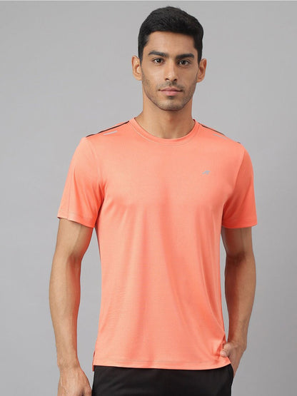 Alcis Round Neck Slim Fit Anti-Static T-Shirt