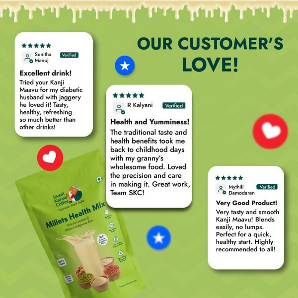 Sweet Karam Coffee Millets Health Milk Mix (Kanji Maavu)