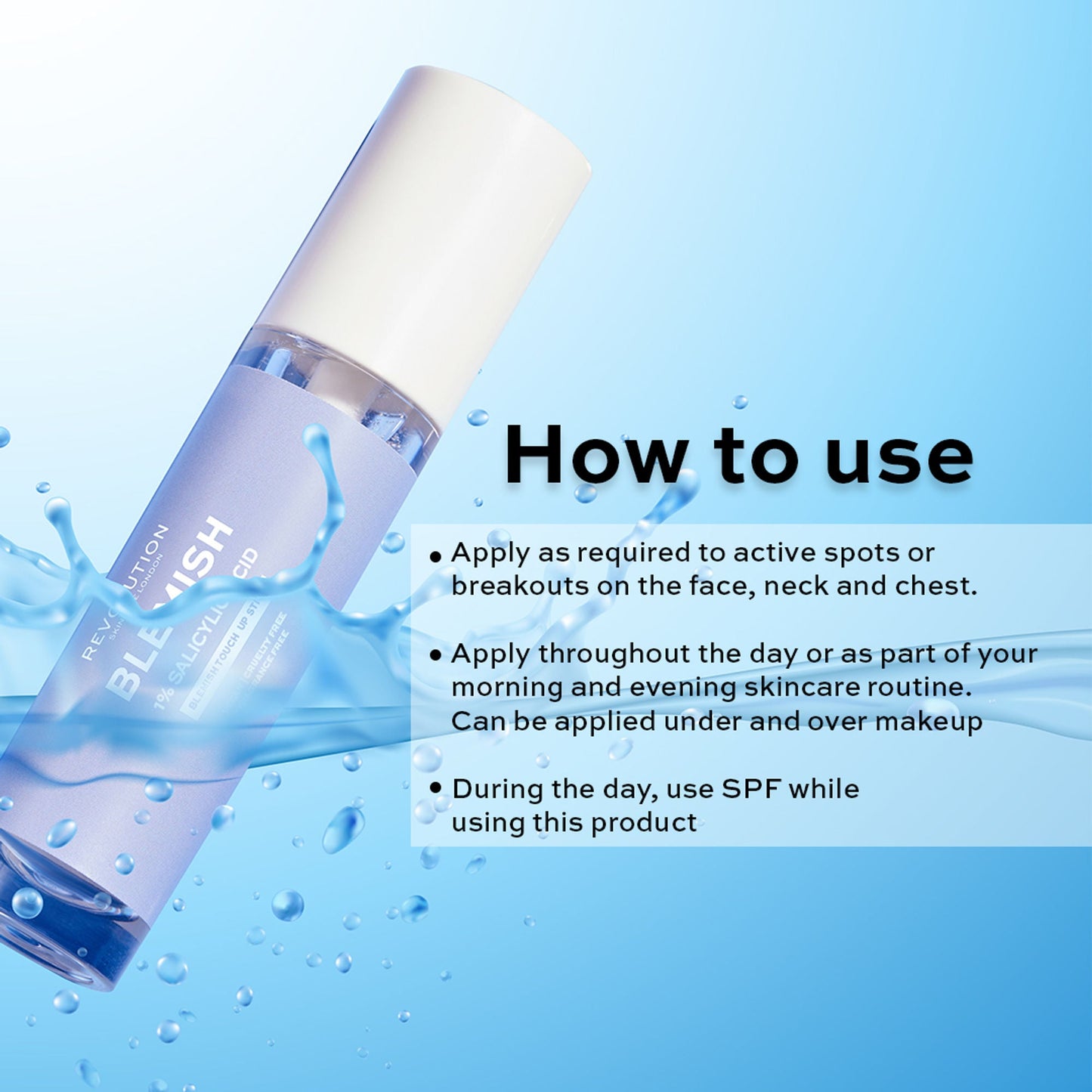 Makeup Revolution Skincare Anytime Anywhere 1% Salicylic Acid Blemish Touch Up Stick