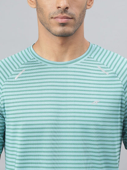 Alcis Drytech+ Anti-Static Slim-Fit Round Neck Running T-Shirt