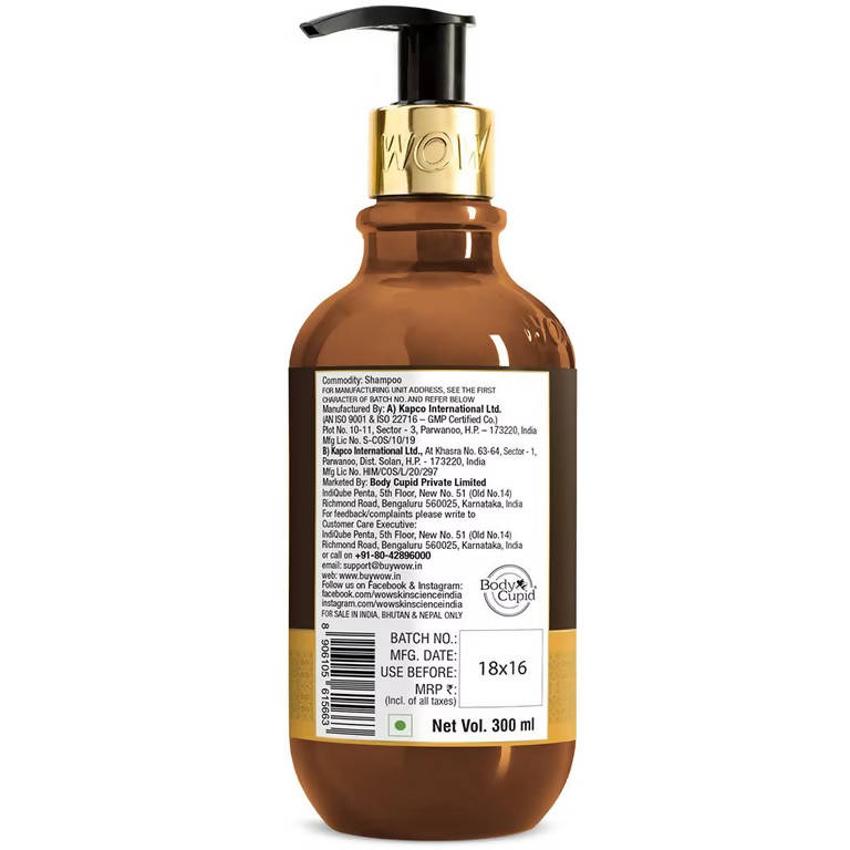 Wow Skin Science Macadamia Nut Oil Shampoo - 300 ml