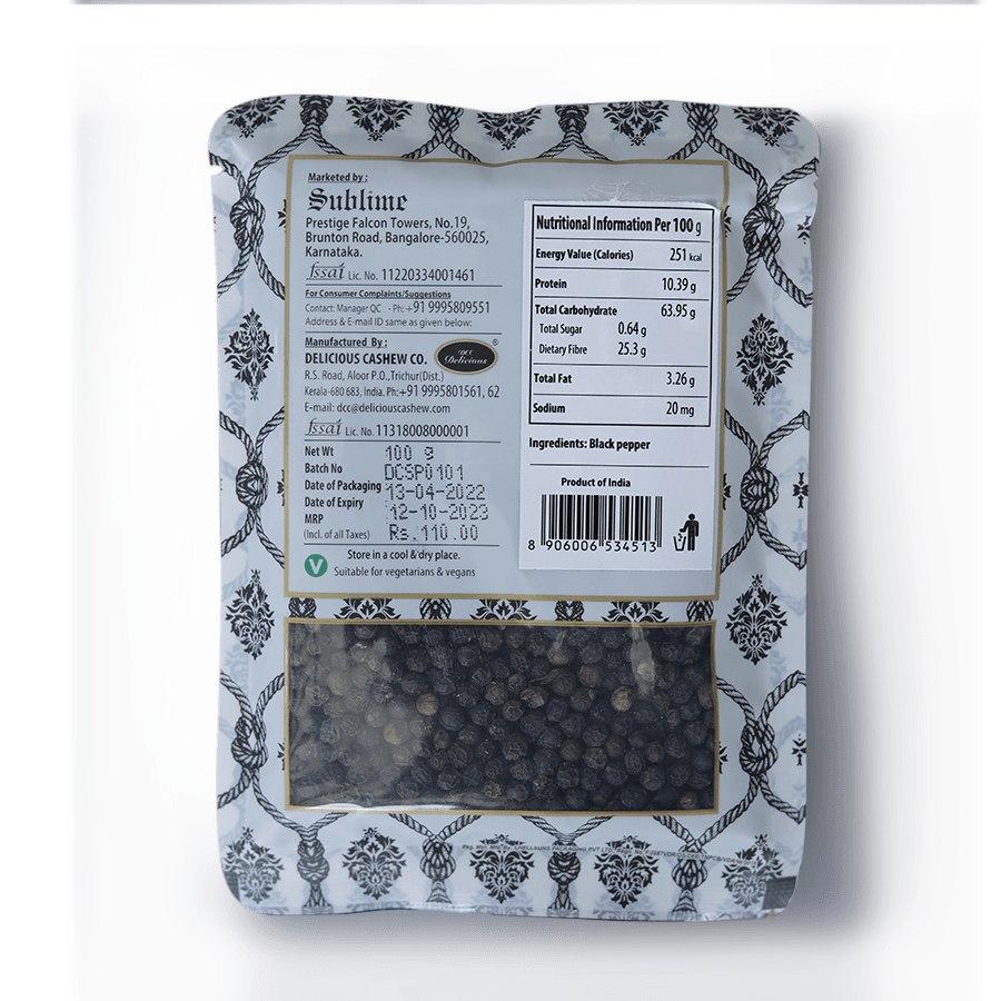 Sublime Inspiring Awe Black Pepper