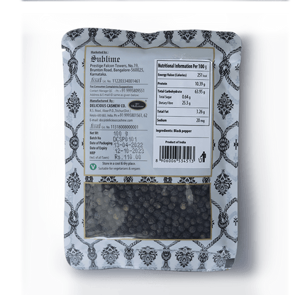 Sublime Inspiring Awe Black Pepper