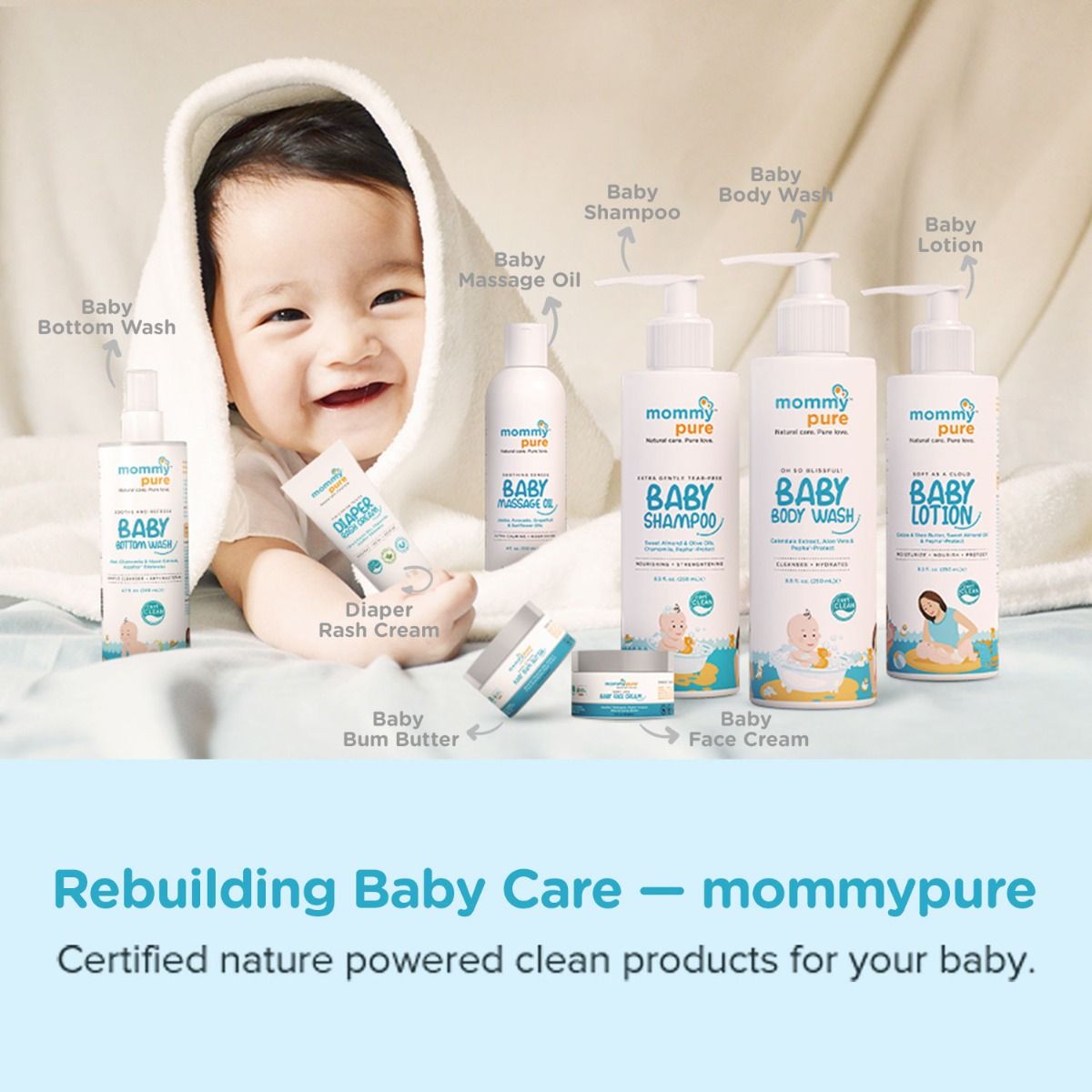 Mommypure Extra Gentle Tear Free Baby Shampoo