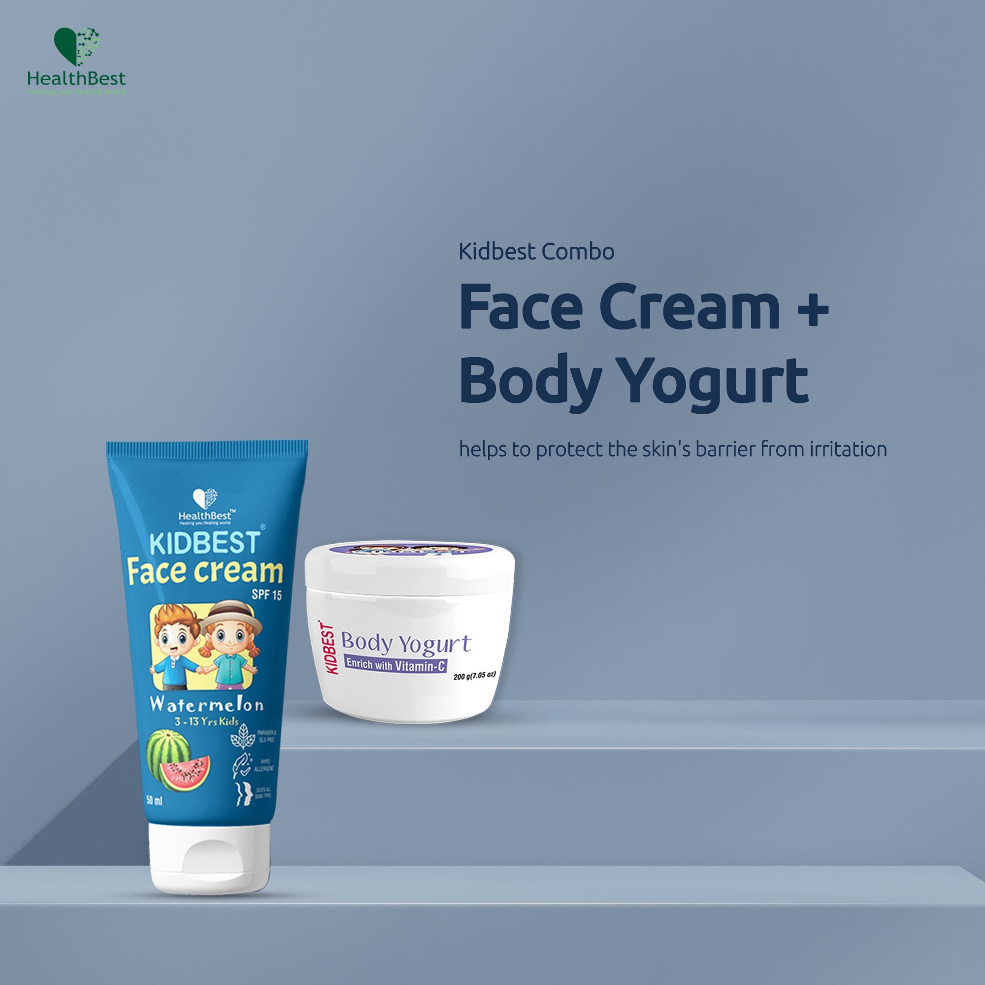 Health Best Face Cream & Body Yogurt Combo