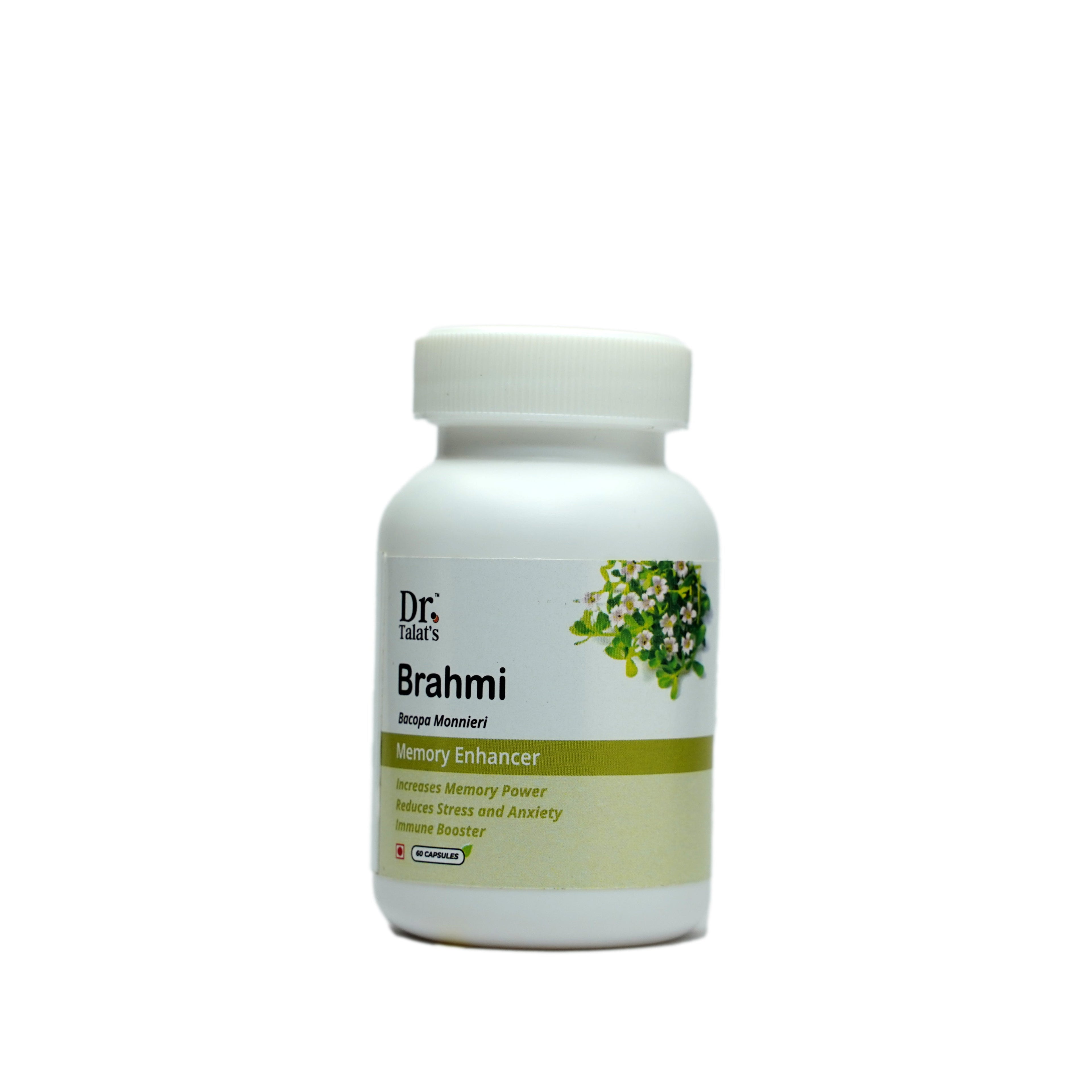 Dr. Talat's Brahmi - Memory Enhancer - 60 Capsules