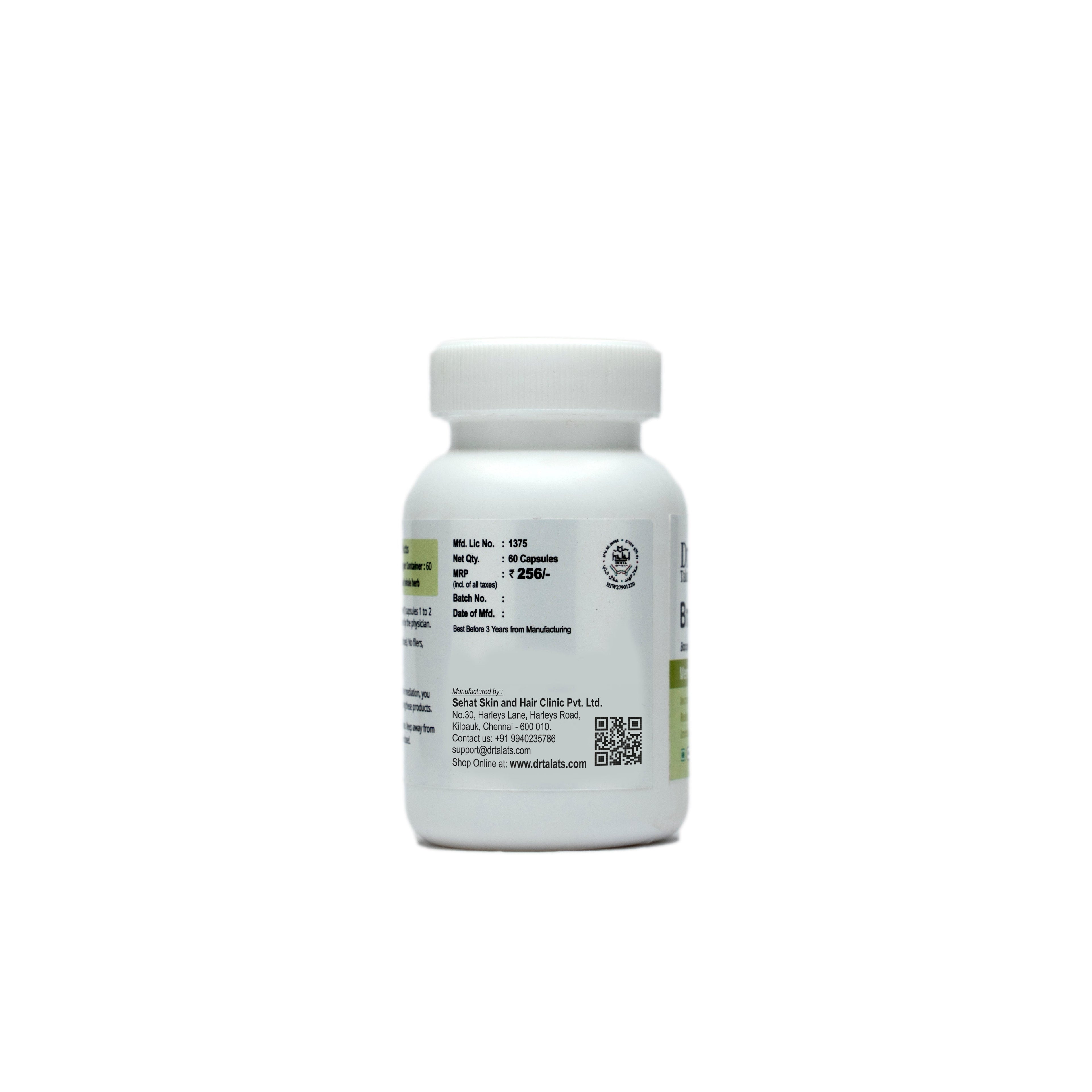 Dr. Talat's Brahmi - Memory Enhancer - 60 Capsules