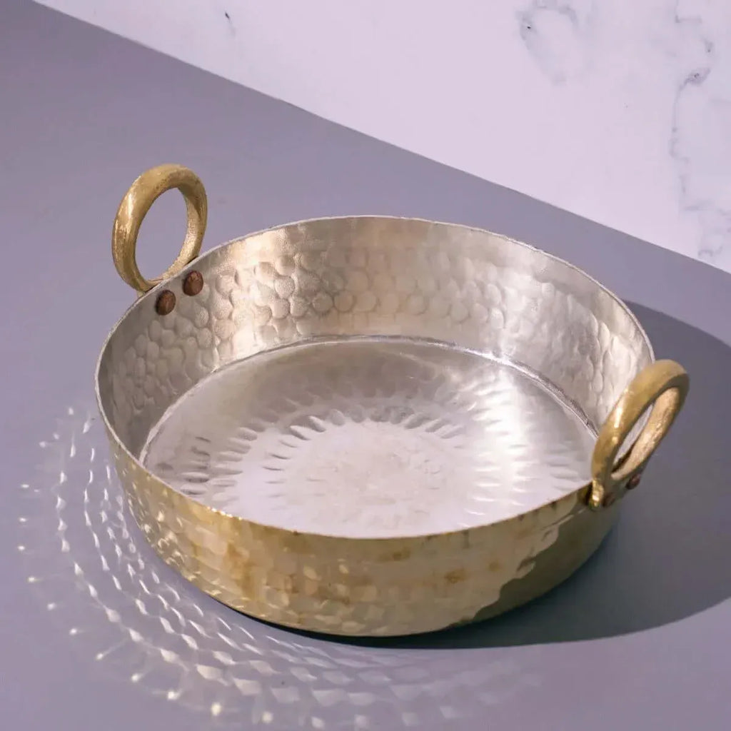 Zishta Brass Cooking Pan Jalebi Pan