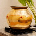 Zishta Brass Cooking Pot Pongal Pot - Medium