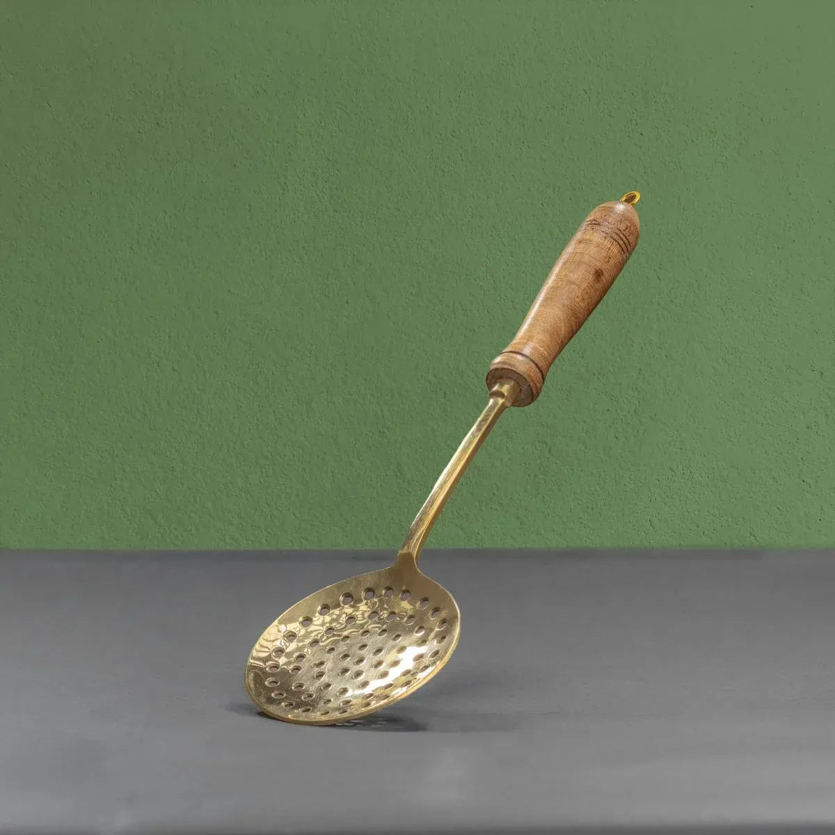 Zishta Brass Serving Ladle Set of 5 Traditional Serveware