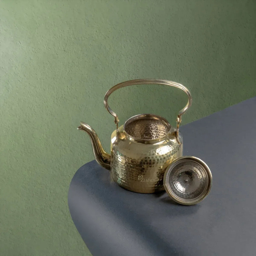 Zishta Brass Kettle Tea Pot