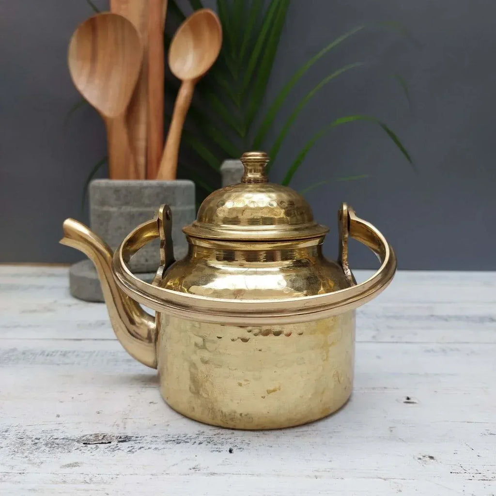 Zishta Brass Kettle Tea Pot