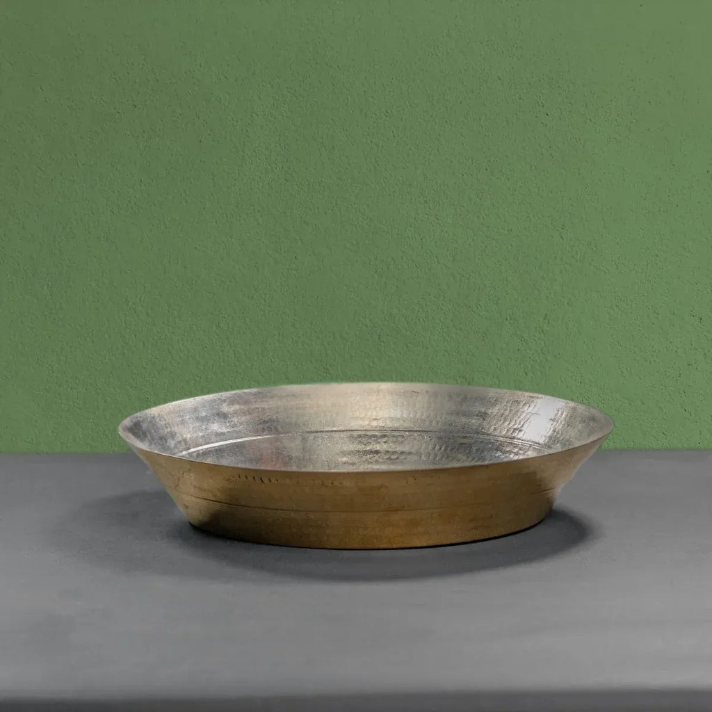Zishta Brass Paraat with Tin Coating