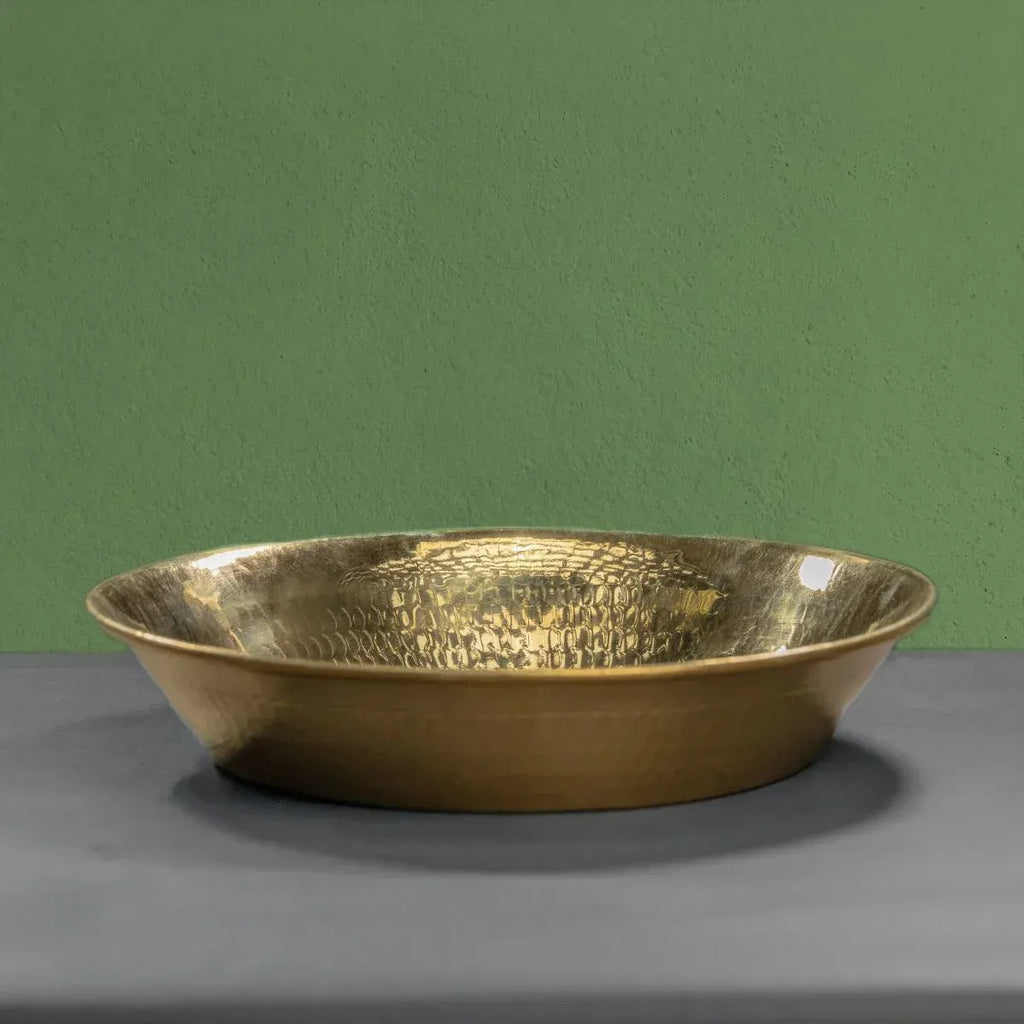 Zishta Brass Paraat Large Without Tin Coating (From Jandialaguru)