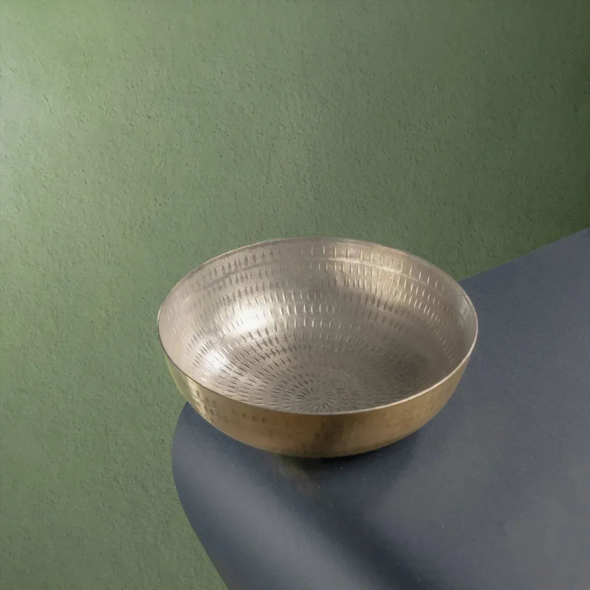 Zishta Brass Tasla Deep Kadai Without Handle - Small