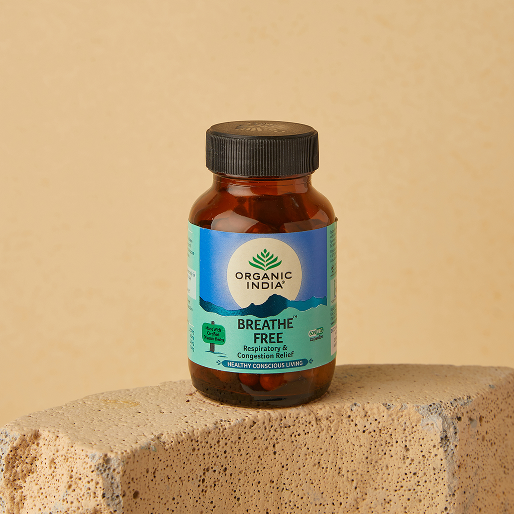 Organic India Breathe Support Capsules - 60 Cap