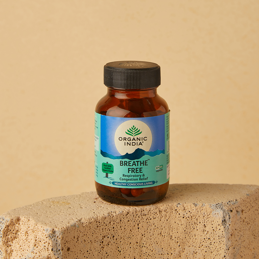 Organic India Breathe Support Capsules - 60 Cap