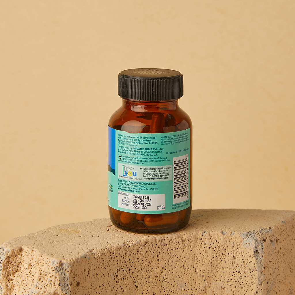 Organic India Breathe Support Capsules - 60 Cap