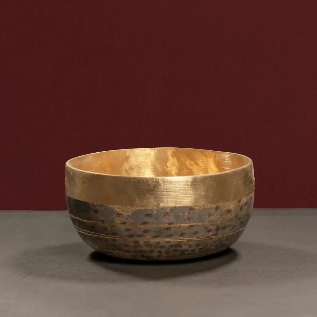 Zishta Kansa Bronze Serving Bowl Regular Shape
