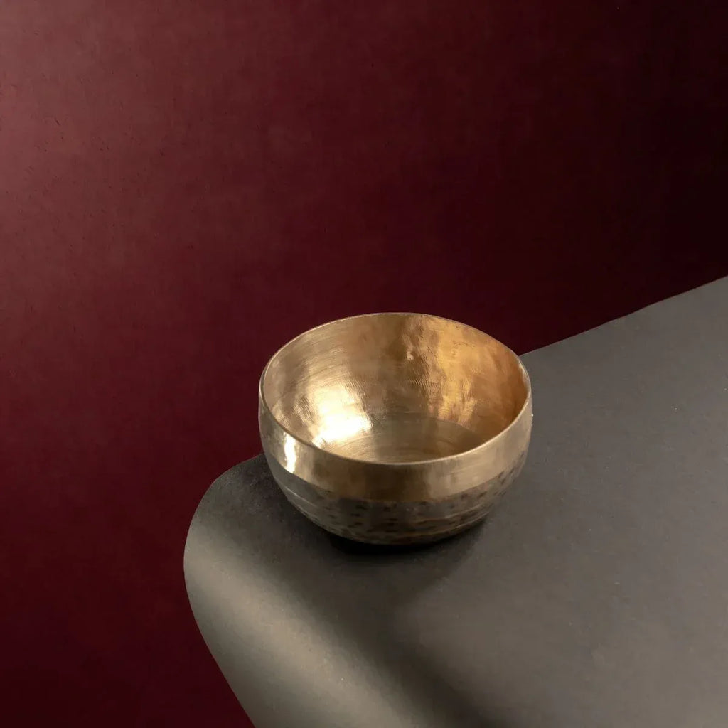 Zishta Kansa Bronze Serving Bowl Regular Shape