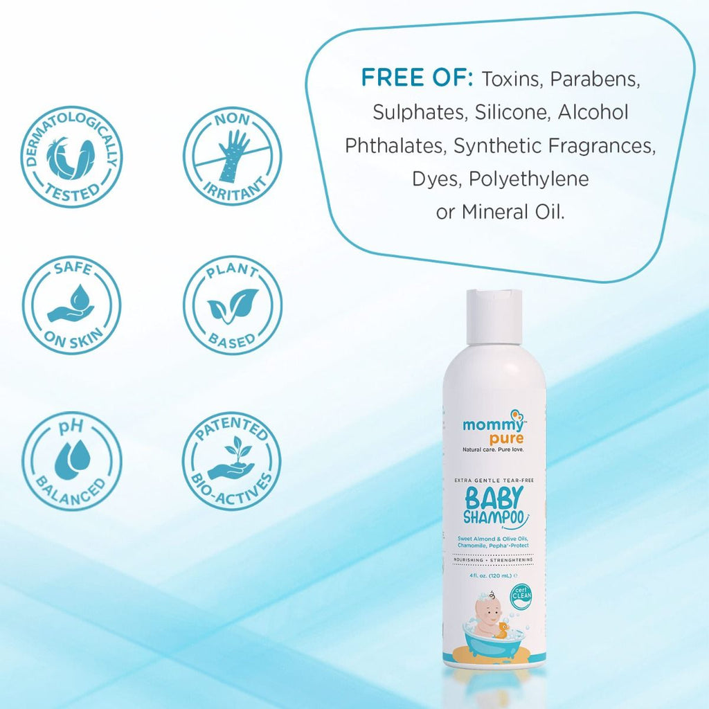 Mommypure Extra Gentle Tear Free Baby Shampoo