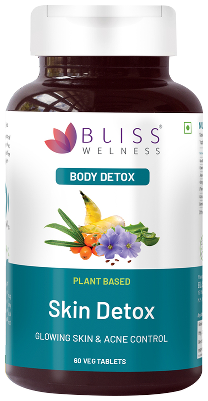 Bliss Welness Body Skin Detox Veg Tablet