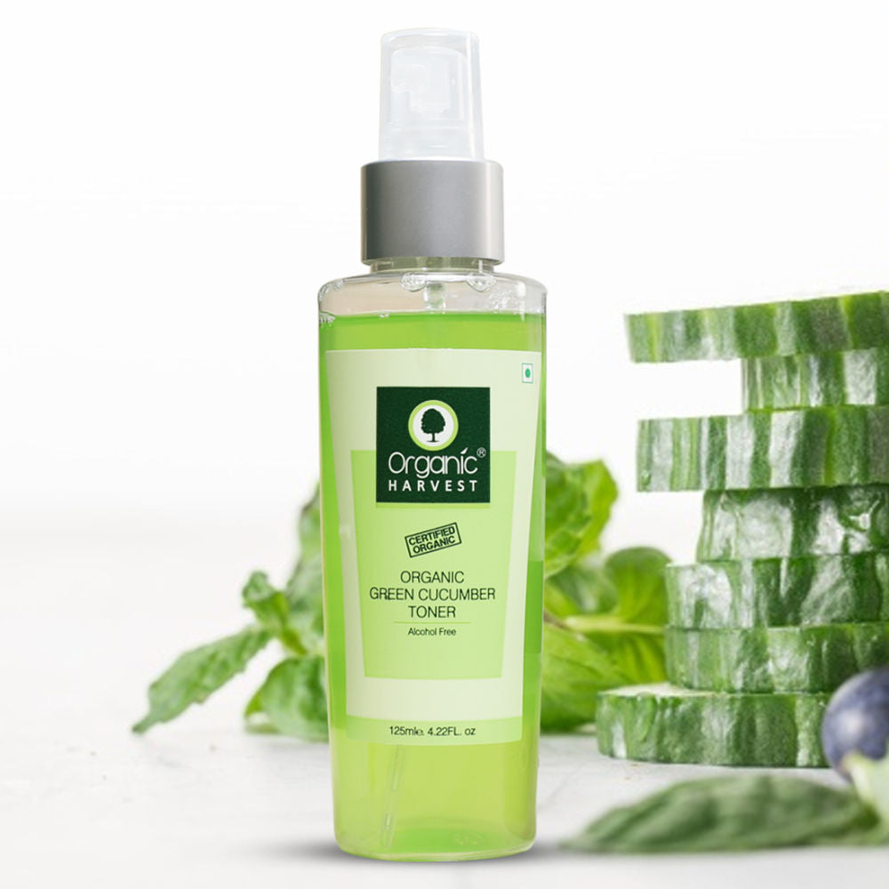 Organic Harvest Organic Green Cucumber Toner - 125 ml