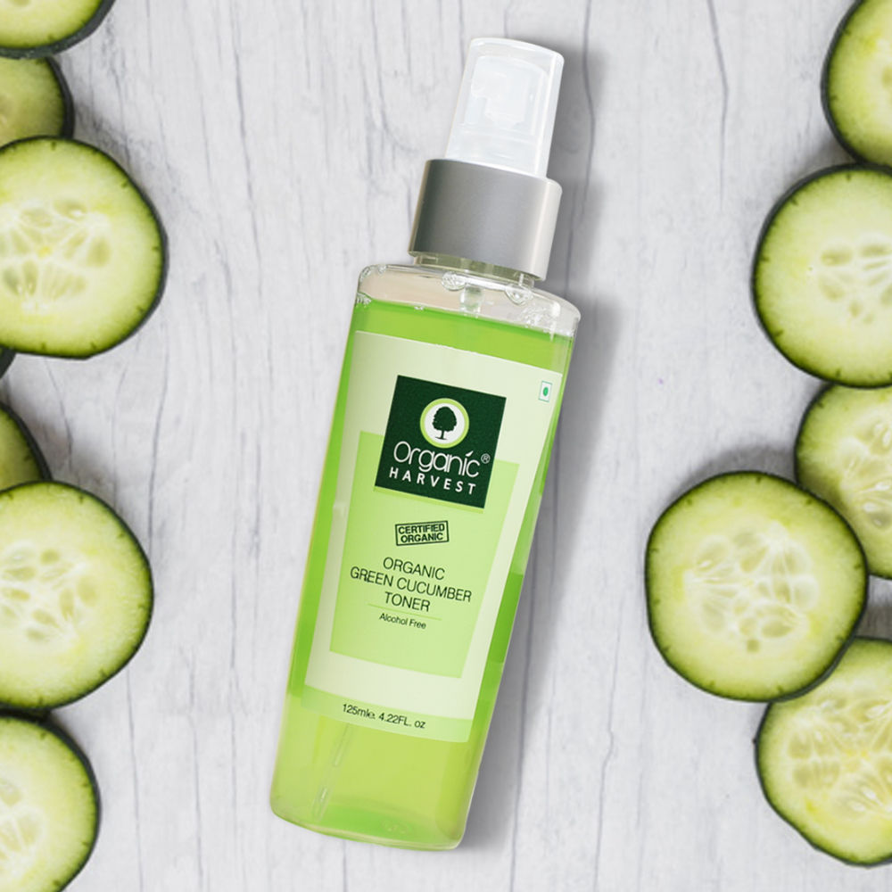 Organic Harvest Organic Green Cucumber Toner - 125 ml