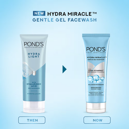 Ponds Hydra Light Hyaluronic Acid Hydrating Gel Face Wash