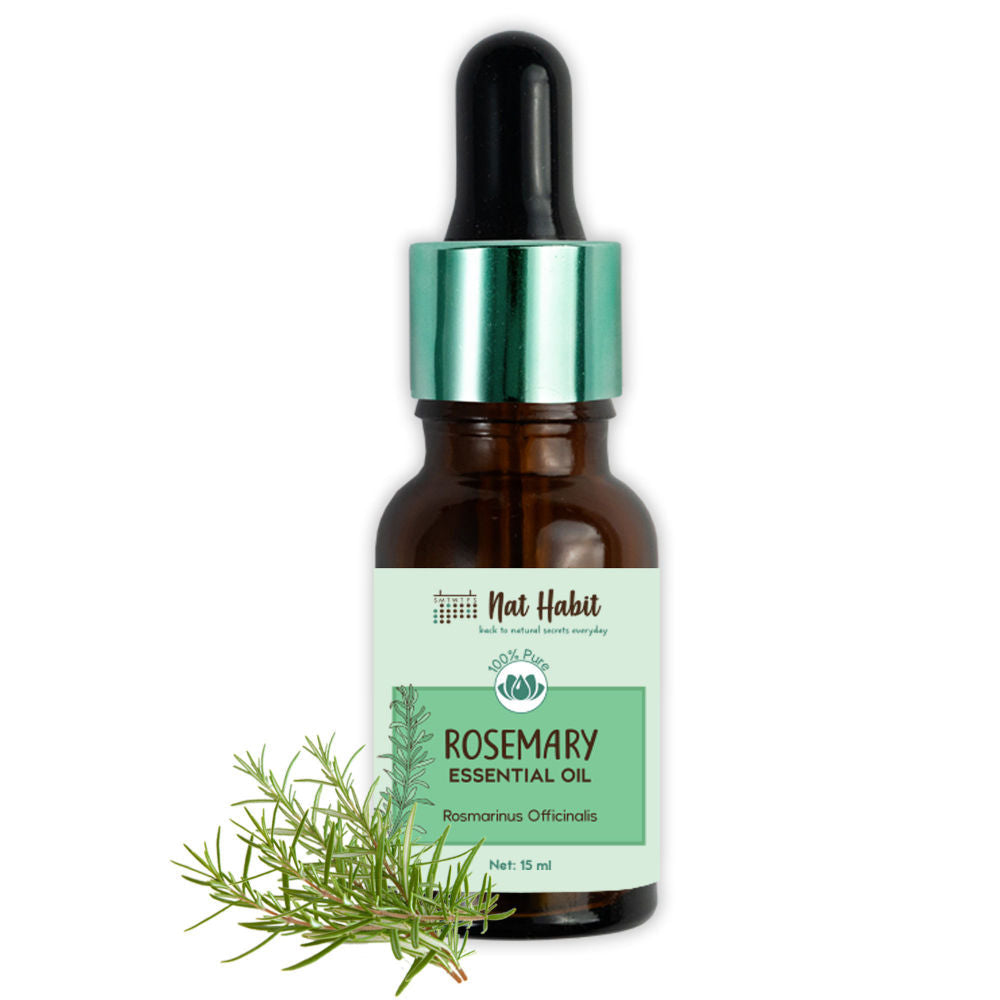 Nat Habit Pure Rosemary Essential Oil - 15 ml
