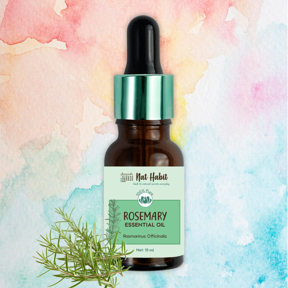 Nat Habit Pure Rosemary Essential Oil - 15 ml