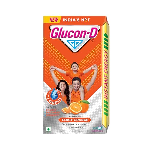 Glucon-D Instant Energy Health Drink Tangy Orange