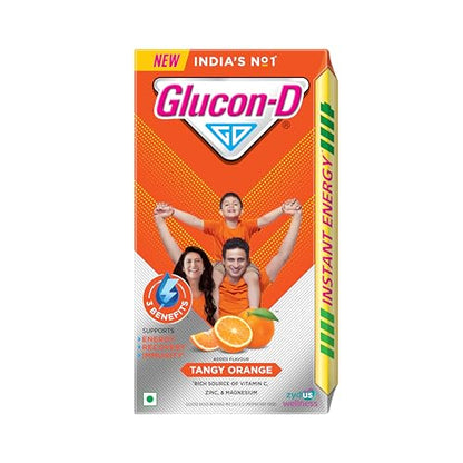 Glucon-D Instant Energy Health Drink Tangy Orange