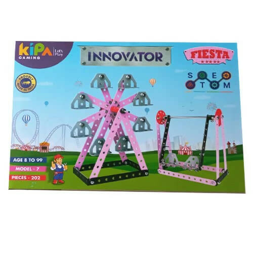 Kipa Innovator Fiesta 202 Pcs Model No-7 Kids Special Development Toy