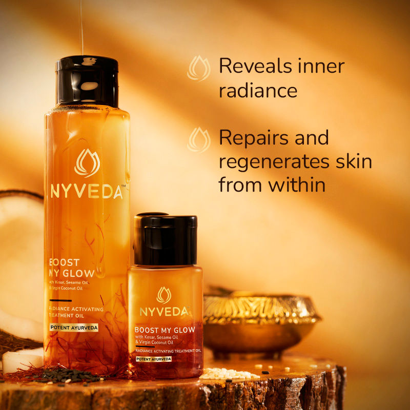 Nyveda Pre-bath Body Treatment Oil Boost My Glow Radiance Activating - 100 ml