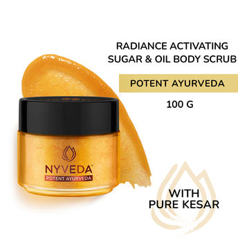 Nyveda Boost My Glow Radiance Activating Sugar Scrub - 100 gms