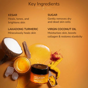 Nyveda Boost My Glow Radiance Activating Sugar Scrub - 100 gms