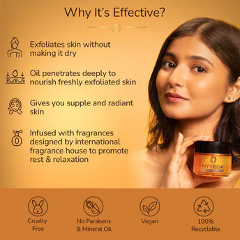 Nyveda Boost My Glow Radiance Activating Sugar Scrub - 100 gms