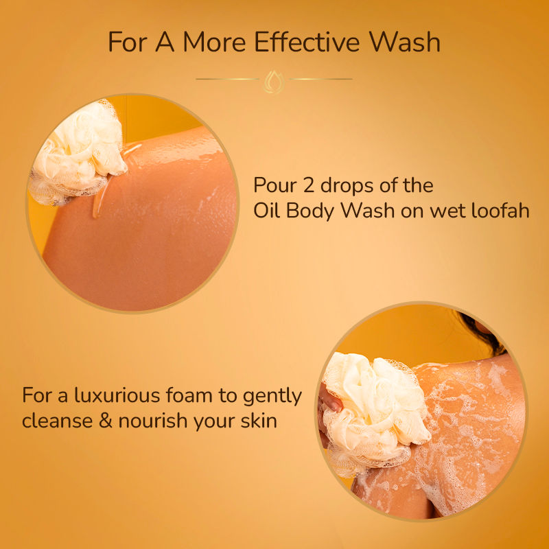Nyveda Oil Body Wash Nourish My Skin Moisturise & Glow - 200 ml